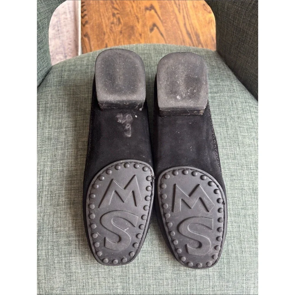 Stuart weitzman Black Suede Tassel Loafers - Women’s size 10 Classic work casual